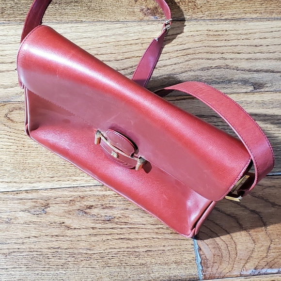 Vintage BALLY Red Handbag - Picture 3 of 10